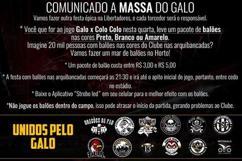 10394522 961148853964573 5773242451606777001 n - TORCIDAS ORGANIZADAS CONVOCAM ATLETICANOS PARA FESTA NA ARQUIBANCADA