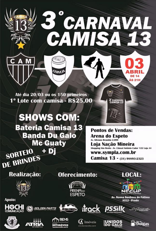 12821464 1147922018586279 4188837122869112486 n - Carnaval CAMISA 13