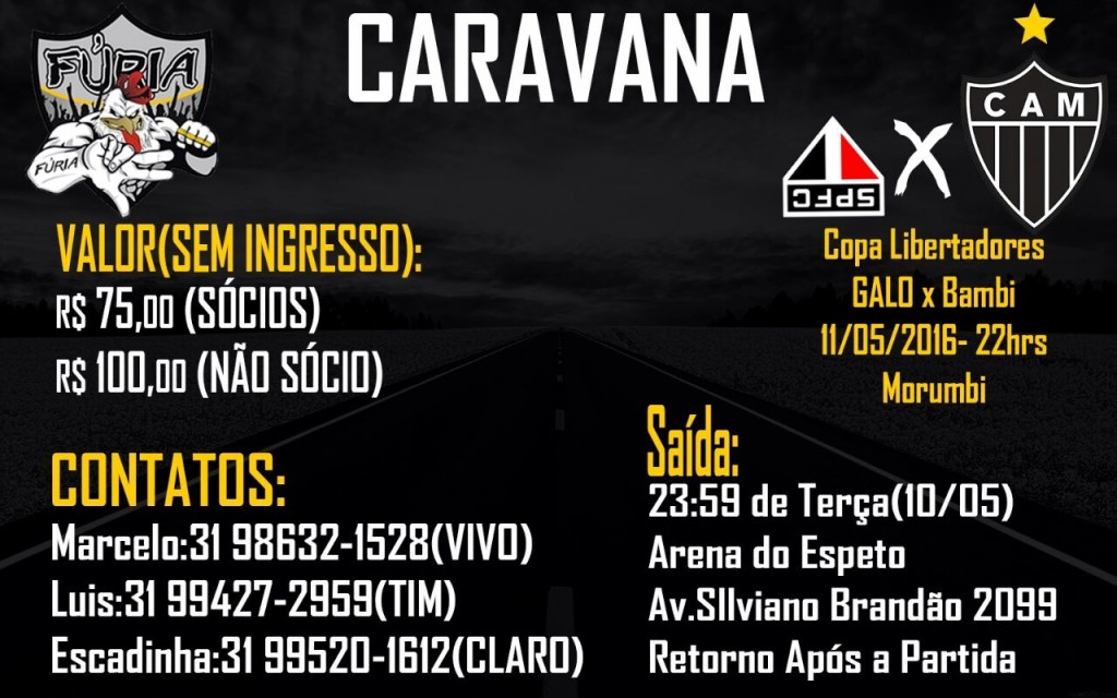 8419c1d9 31a8 49e0 9824 f4f9be8e471d 1024x640 - Caravana - São Paulo x Atlético (Fúria Alvinegra)
