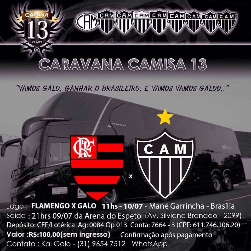 Flamengo x Atl tico Caravanas Camisa Doze