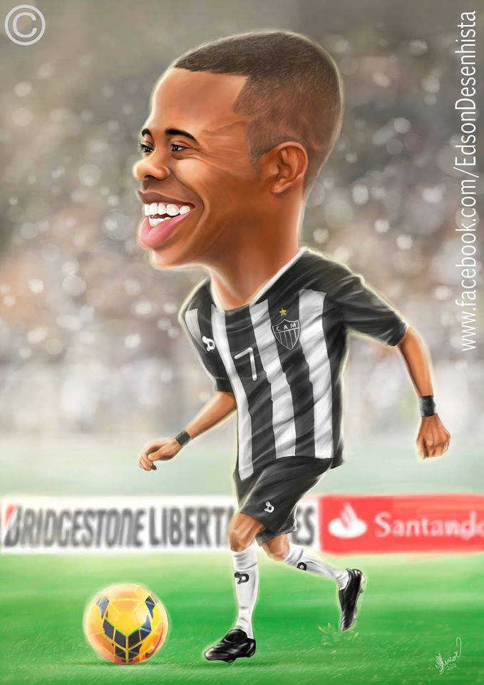 Robinho - Caricaturas e desenhos para voc&ecirc; salvar no pc ou celular