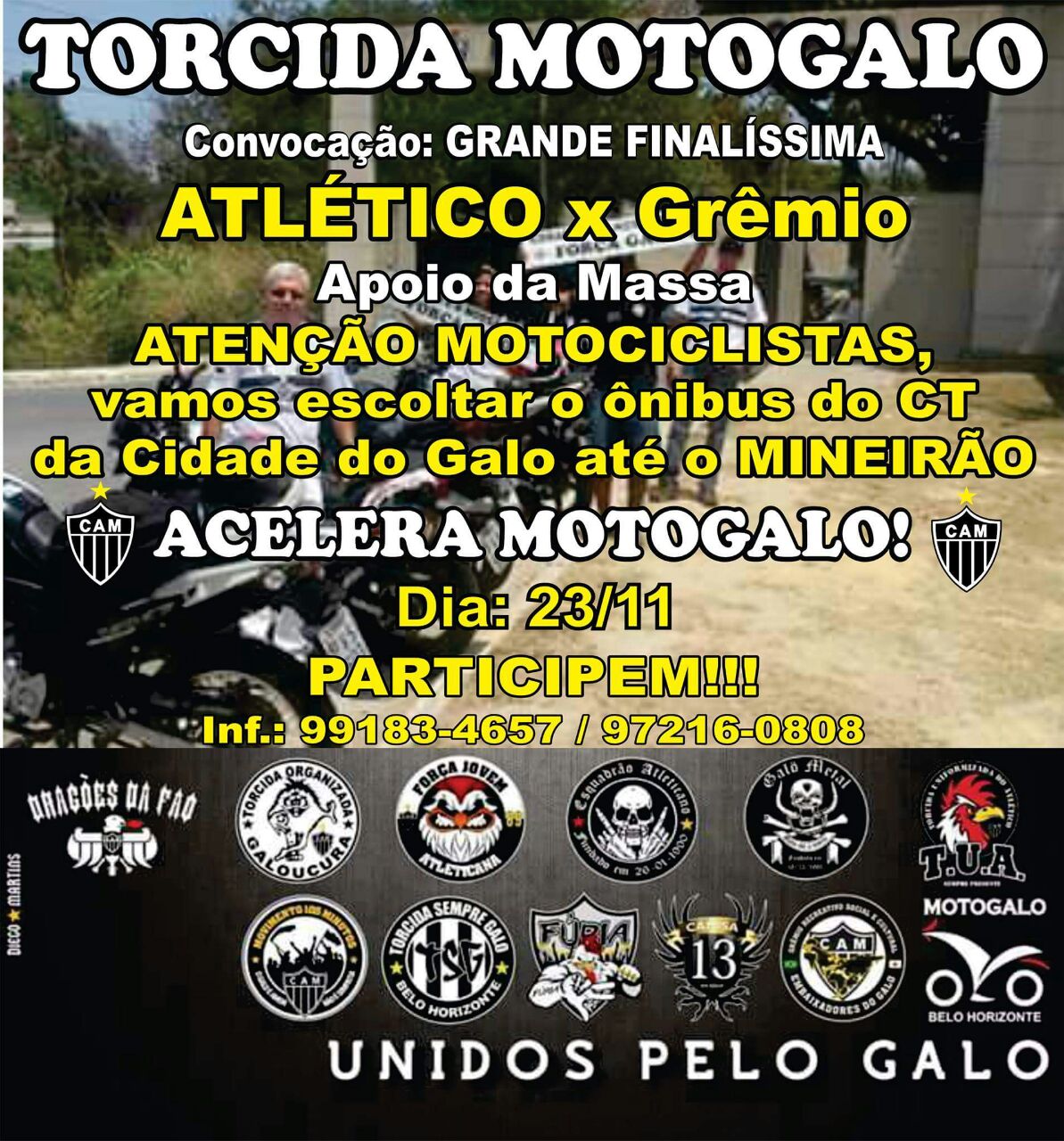 0e63f97e 6f5f 4b32 a00b 20a7590a6e6f - Escolta MotoGalo - Da Cidade do Galo até o Mineirão