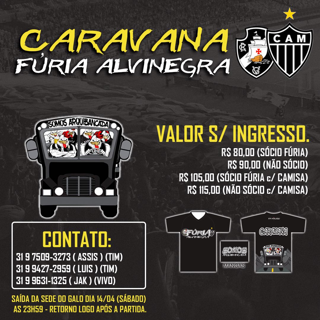 c82b9d68 1359 4837 be03 f52e50acf0fa - Caravana - Vasco x Atlético (Fúria Alvinegra)